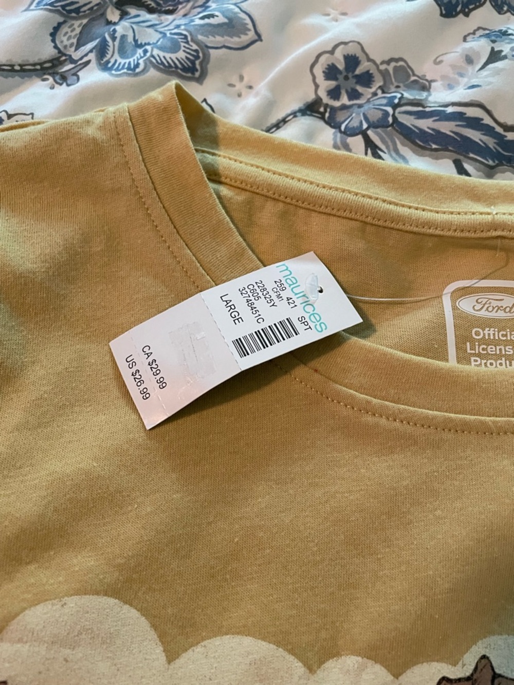 Maurices Yellow Ford Mustang Graphic Tee - Picture 4 of 6
